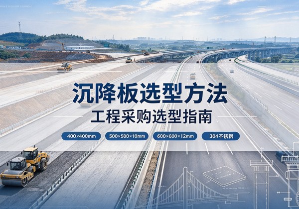五河沉降板选择方法